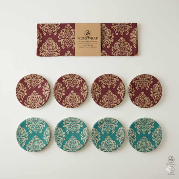 8 Person Plate Cover Set